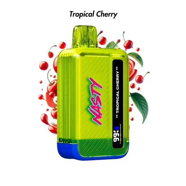 Nasty Tropical Cherry Disposable, 9K puffs 50mg/ml