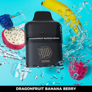 Bewolk Dragonfruit Banana Berry 5% Disp Pod, 6K Puffs