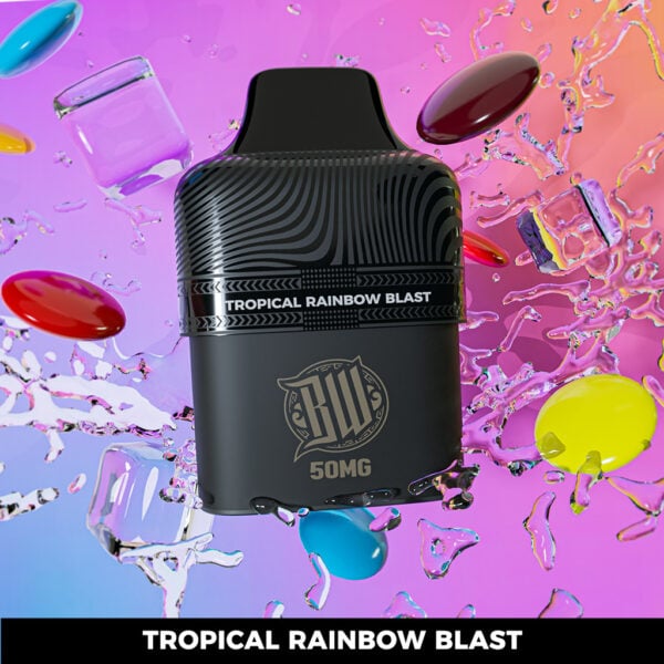 Bewolk Tropical Rainbow Blast 5% Disp Pod 6K Puffs