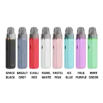 Caliburn vape devices in multiple colors for ultimate vaping experience.