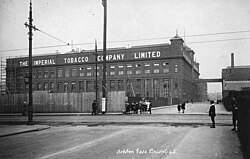 Imperial tobacco factory in 1912