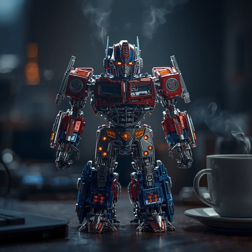 Transformer Vape that looks like Optimus prime