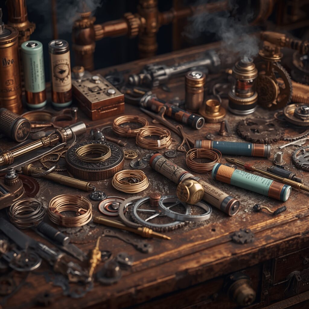 Vape Coil Comparisons | Positives and Negatives 2 Vape batteries and coils lying on a table